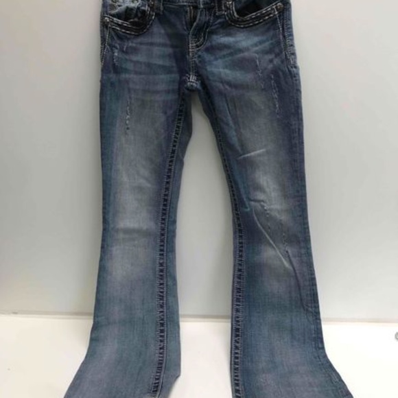 Miss Me Bootcut Jeans #II Size 26 - Picture 2 of 5